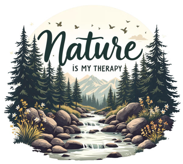 Nature Is My Therapy - Women T Shirt - Image 2