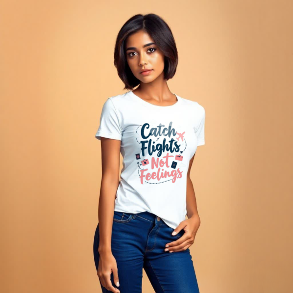 Catch Flights, Not Feelings - Women T Shirt