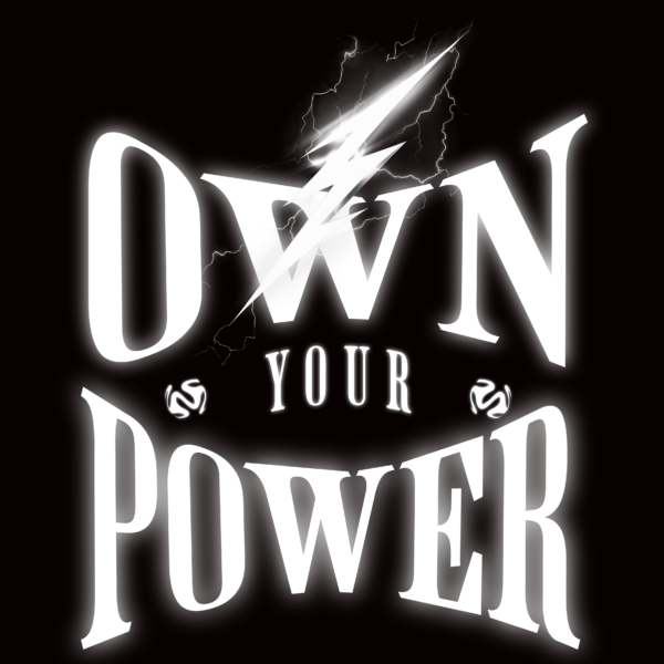 Own Your Power White Over Black - Women T Shirt - Image 2