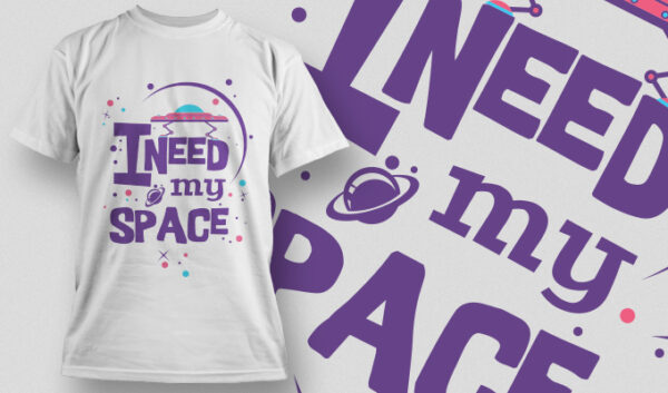 I Need My Space - Women T Shirt - Image 2