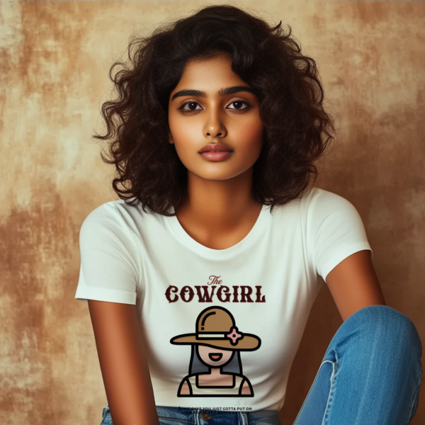 CowGirl - Women T Shirt - Image 3