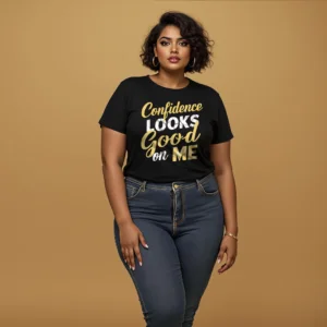 Confidence Looks Good On Me - Women's T Shirt