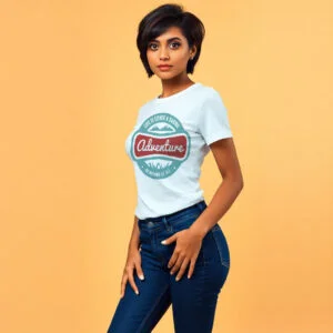 Life is Adventure - Women White T Shirt